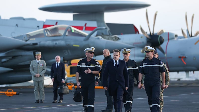 France moves aircraft carrier group toward Strait of Hormuz for possible defensive mission
