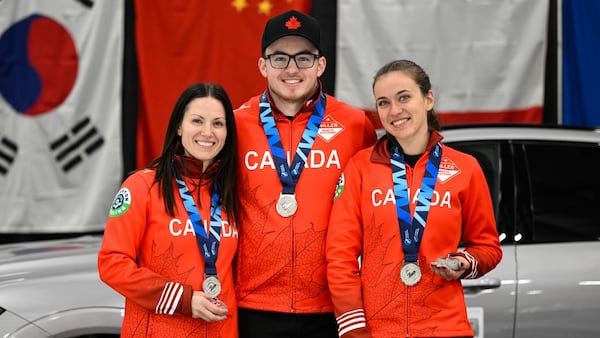 London curling duo Owen Henry and Brooklyn Ideson win World Junior Silver Medal