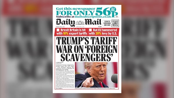 Newspaper front pages day after Trump escalates global trade war