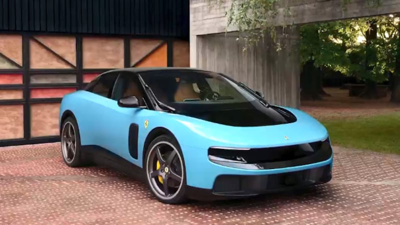 Ferrari unveils first fully electric car