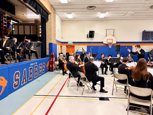 WSO performs at local schools, bringing the gift of live music to students