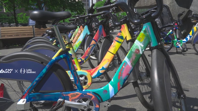 ‘Art in motion’: local artists give Bixi bikes a summer makeover