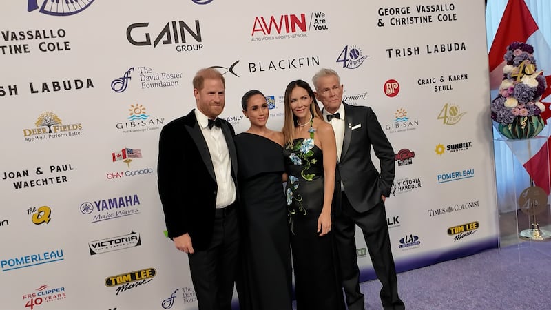 Prince Harry and Meghan join stars in Victoria for David Foster Foundation’s 40th anniversary
