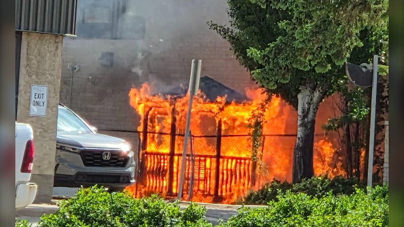 Prince Albert police seek tips about a suspicious fire outside their station
