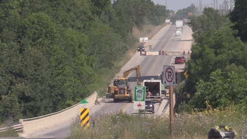 Detours in place as London begins infrastructure work on Clarke Road bridge