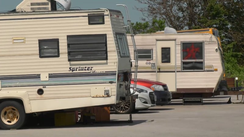 More people living out of carpool lots