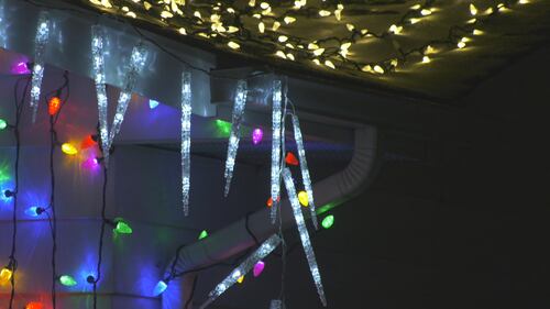 Edmonton home coated with Christmas lights in the Castledowns area on Dec. 2, 2025. (Dave Mitchell/CTV News Edmonton)
