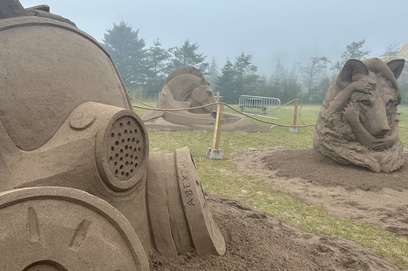 Bay of Fundy Sand Sculpture Festival takes over New River Beach, N.B.