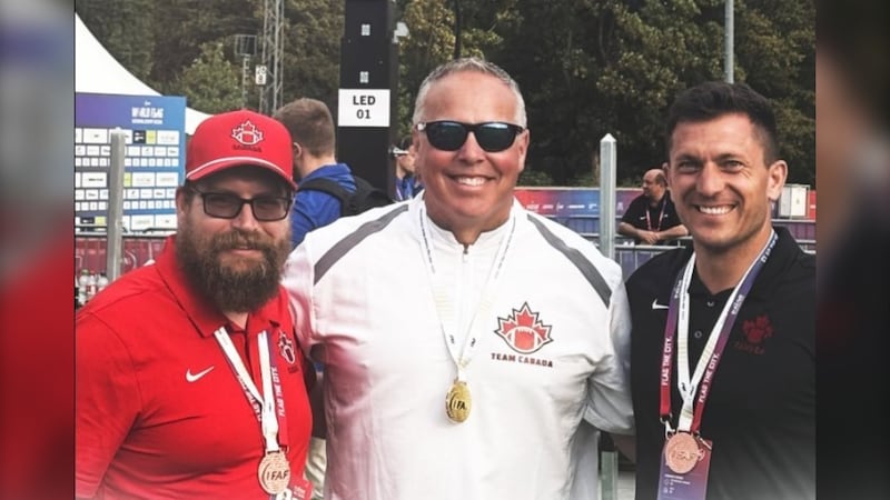 Three Sask. coaches celebrate after flag football teams qualify for Summer Olympics