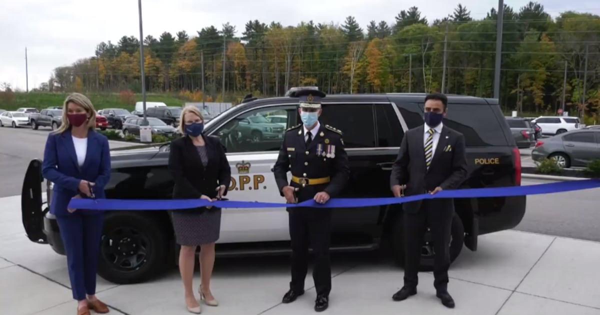 Opp Whitby $20 million OPP detachment in Orillia officially unveiled