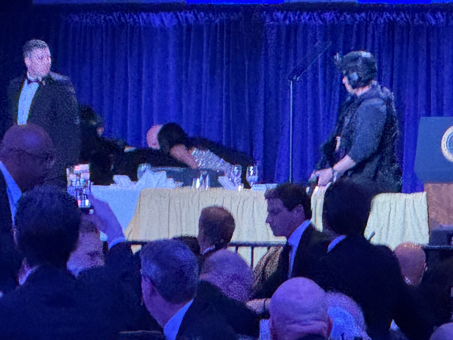 Chaotic scene after shooting at White House Correspondents Dinner – CTVNews