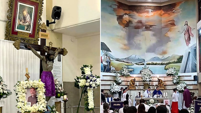 Priest killed by falling crucifix during live streamed Mass