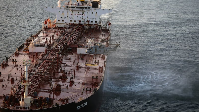 U.K. detains sanctioned oil tanker believed to be linked to Russia’s shadow fleet