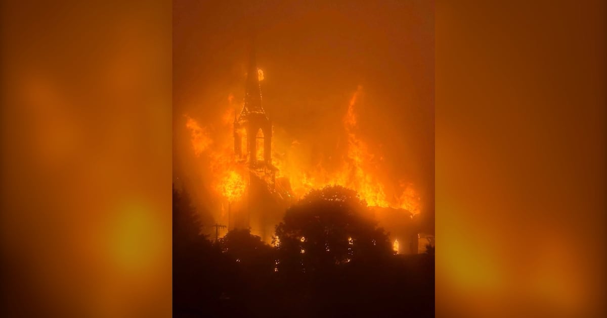 Church Explosion N.B. news: Historic church destroyed by fire