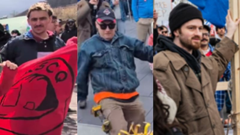 After mock guillotine execution of Quebec labour minister, police searching for 3 men