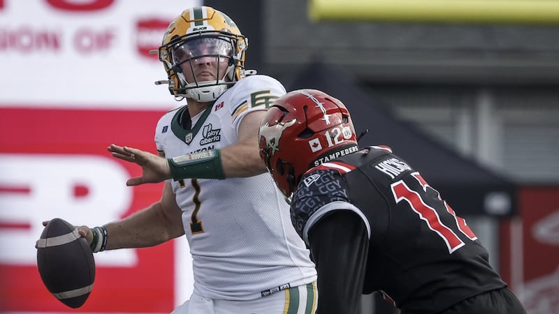 Edmonton Elks' turnover edge sets stage for Labour Day clash with Calgary Stampeders