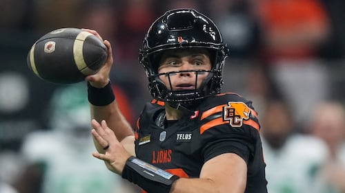 Nathan Rourke earns CFL player of the week honours