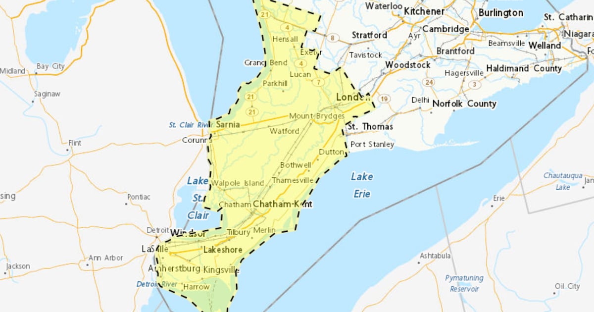 Ontario thunderstorm watch