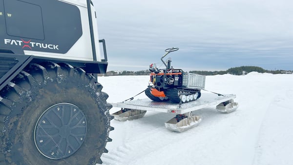 Cambrian students design toboggan for Arctic military use