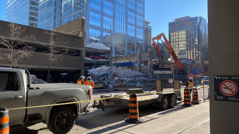 An Ottawa parking garage partially collapsed, leaving vehicles stranded for weeks. Snow is to blame
