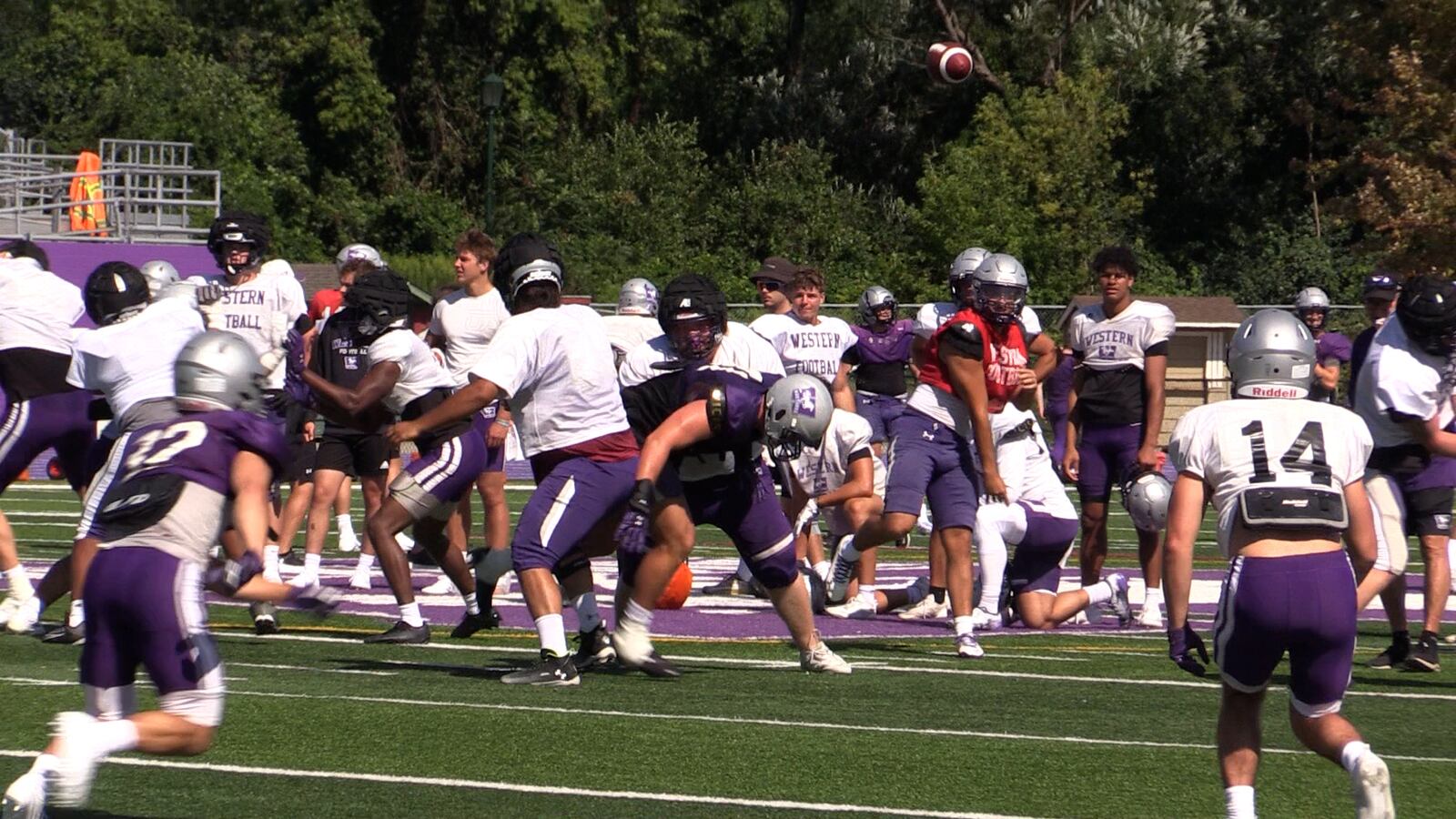 Golden Calipers Western Mustangs and Laurier Golden Hawks fight for undefeated record