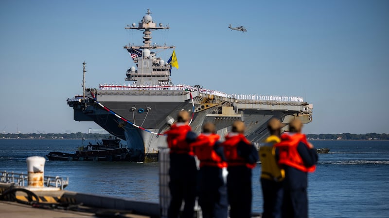 USS Ford returns home after 11-month deployment supporting the Iran war and Maduro's capture