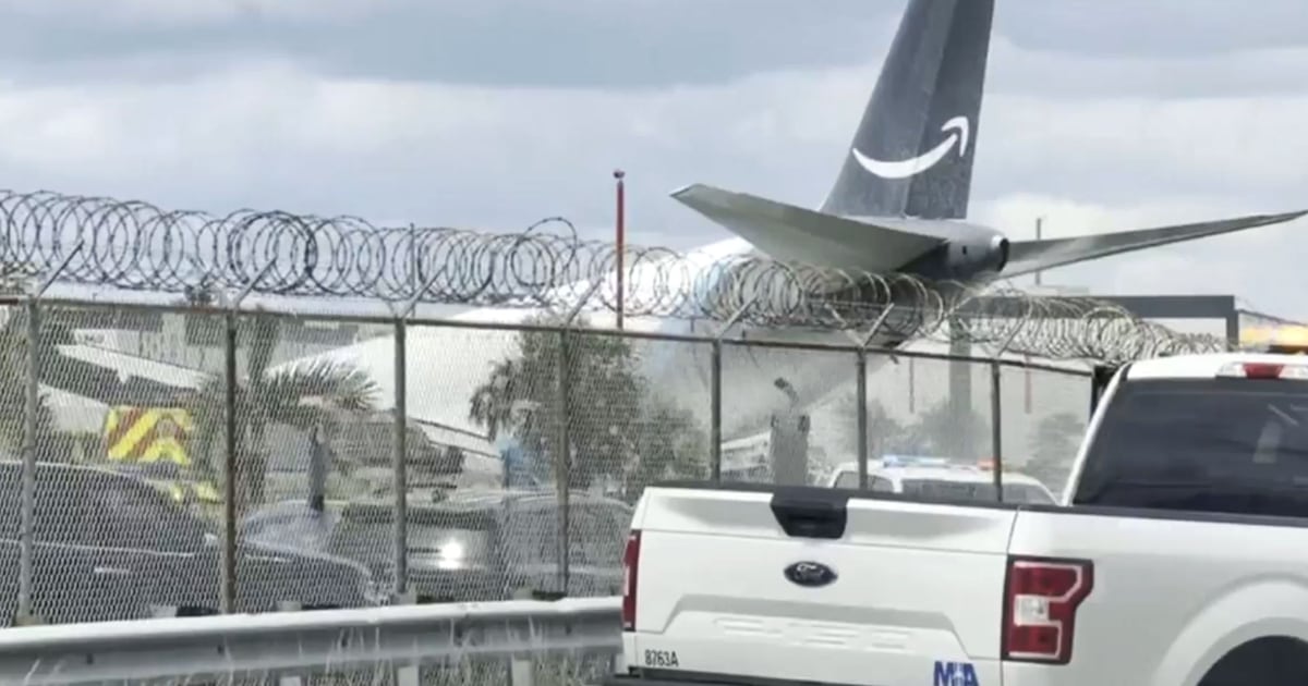 5 dead after Amazon cargo aircraft overruns runway in Miami ...