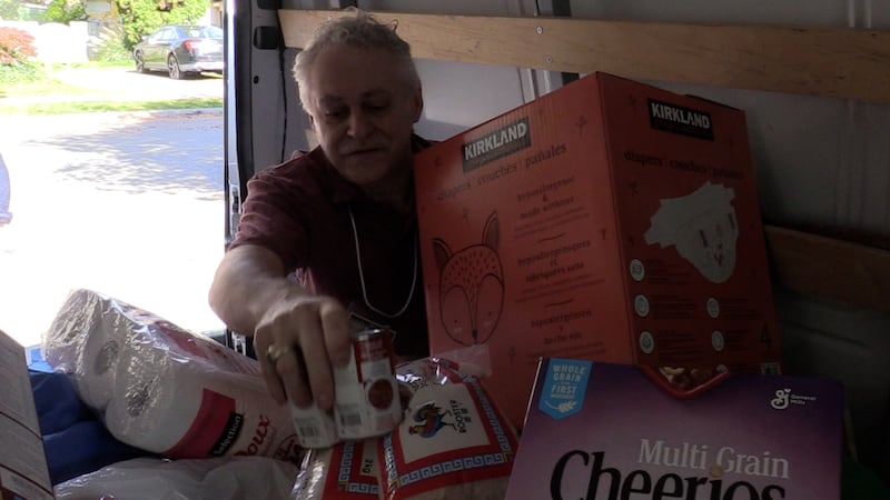 Old South church helps ‘Fill the Van’ for London Food Bank