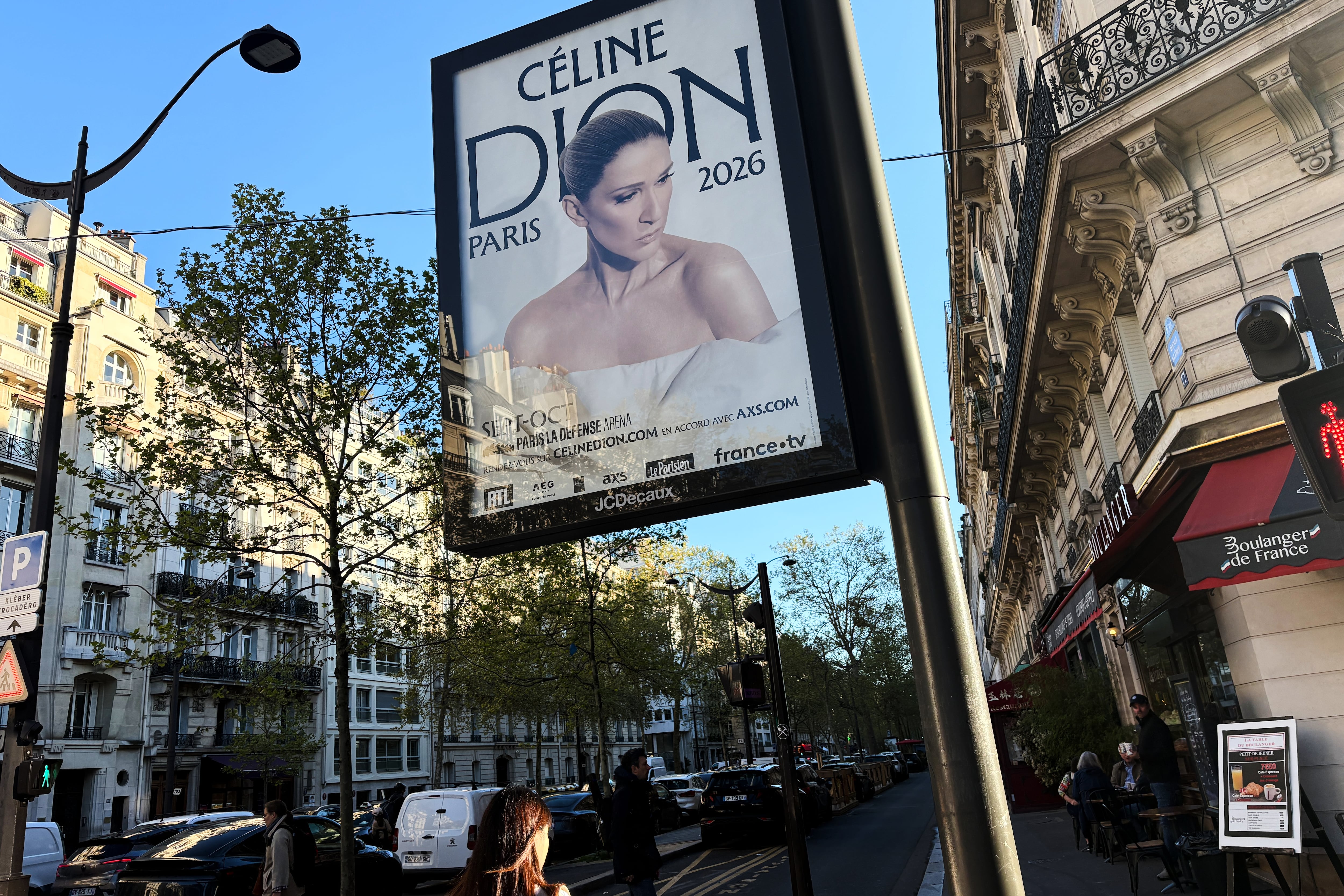 Celine Dion arrives in France ahead of sold-out comeback dates
