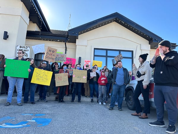 Protesters gather as RM of Sherwood approves AI data centre agreement with Bell Canada