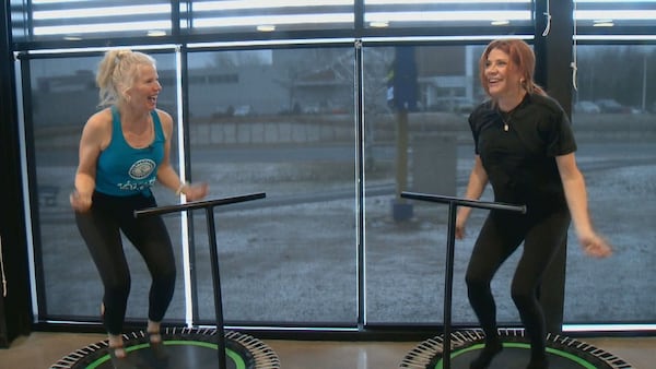Trampoline fitness classes are a workout for everyone says rebounding coach
