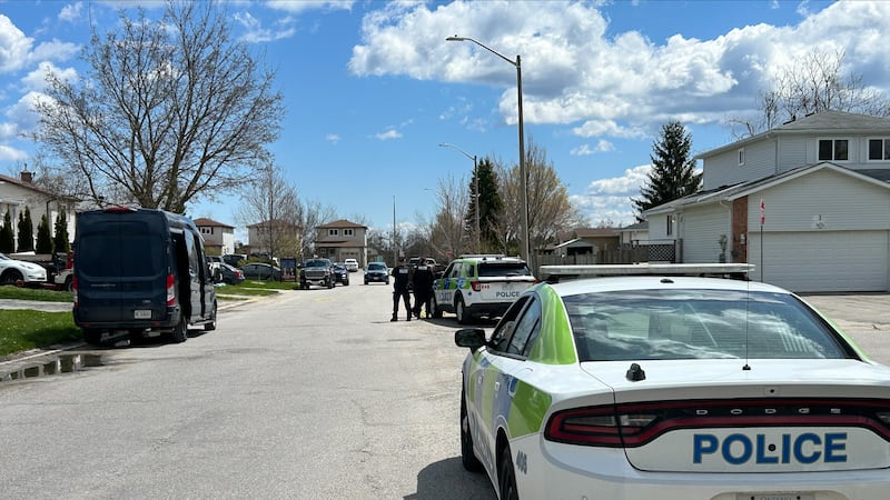 Tesla riddled with bullet holes in north east Barrie