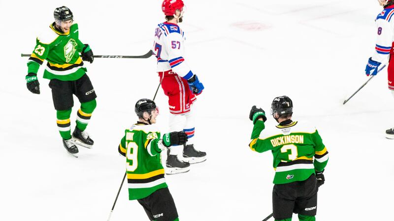 Kitchener Rangers lose Game 2 to London Knights in west conference finals