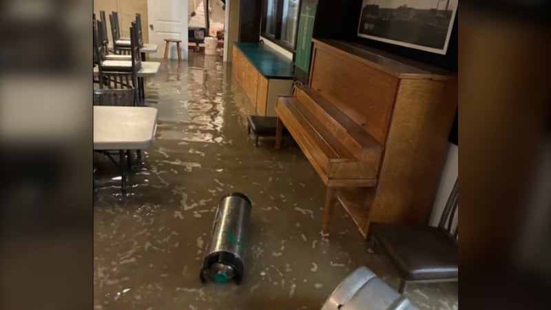 Bushwakker Brewpub flooded after major water main break on Dewdney Avenue