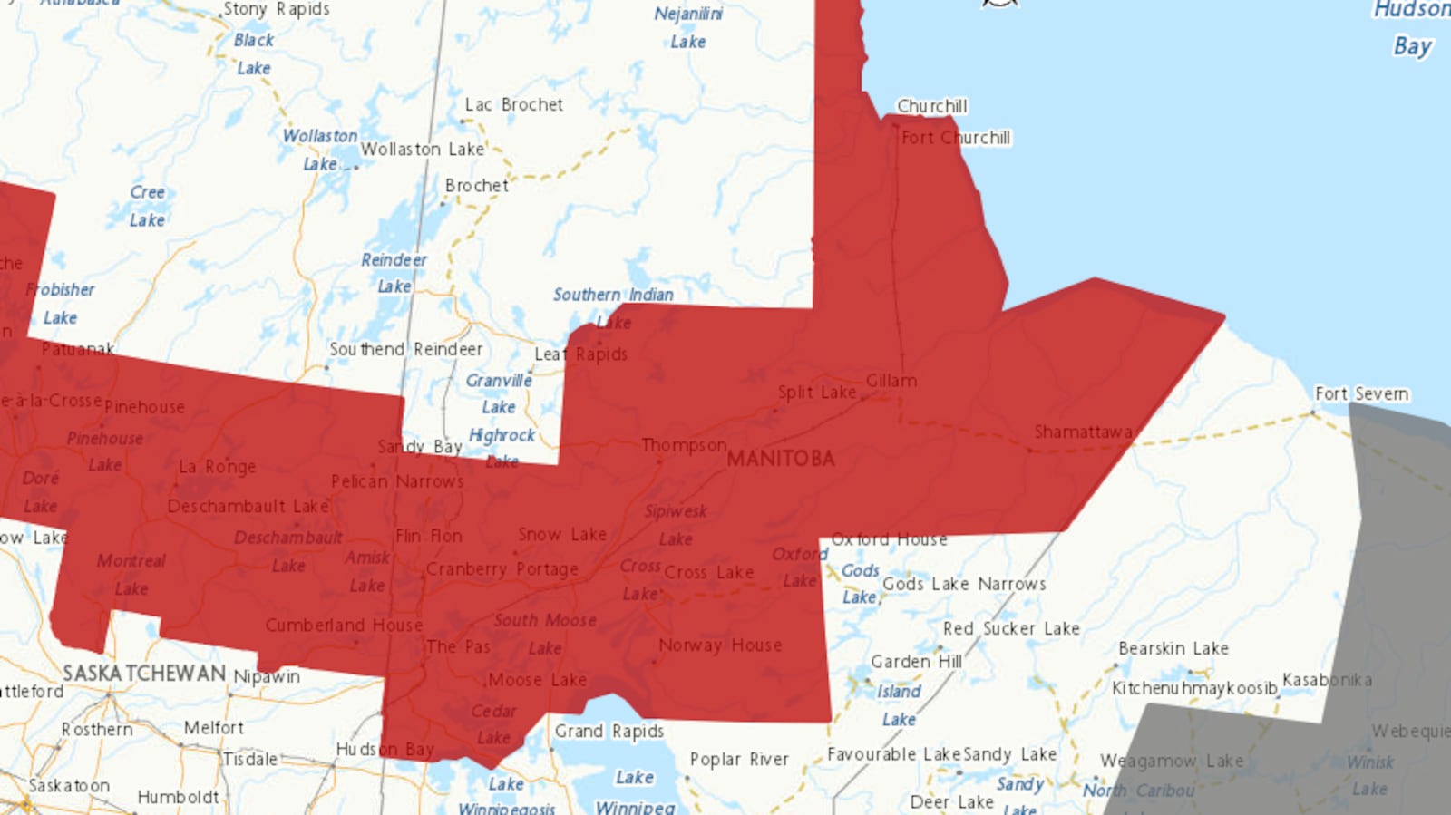 Ab Rosen Kids Manitoba weather: Snowfall warnings issued in central, northern Manitoba