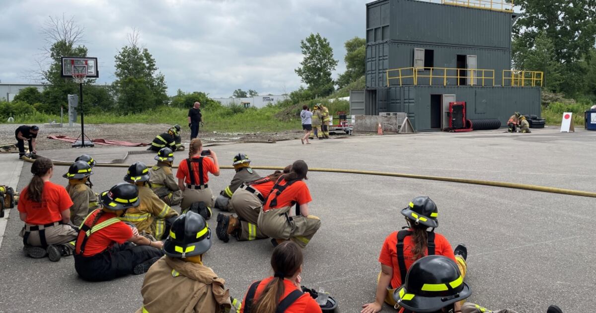 Firefighting Camp Camps teach teen girls the ropes of becoming a firefighter amid ...