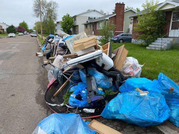 ‘I think it’s disgusting’: Moncton neighbourhood wants curbside trash cleaned up