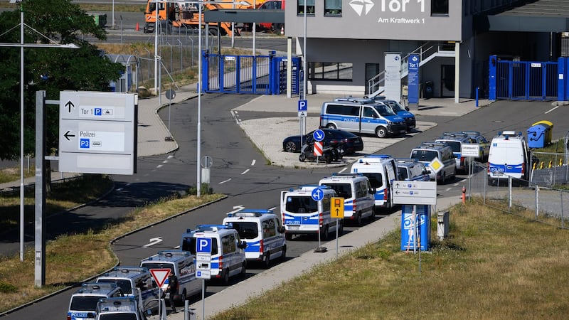 Bus driver kicked explosive drone out of the air at German airport, lawmaker says
