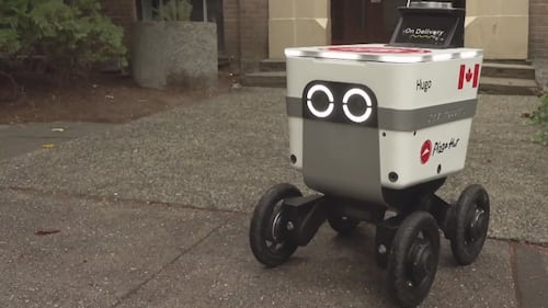 Delivery robots rolling onto Vancouver’s sidewalks after council approves pilot project