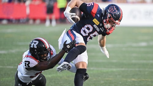 Alouettes receiver Tyler Snead shows his versatility by throwing TD pass