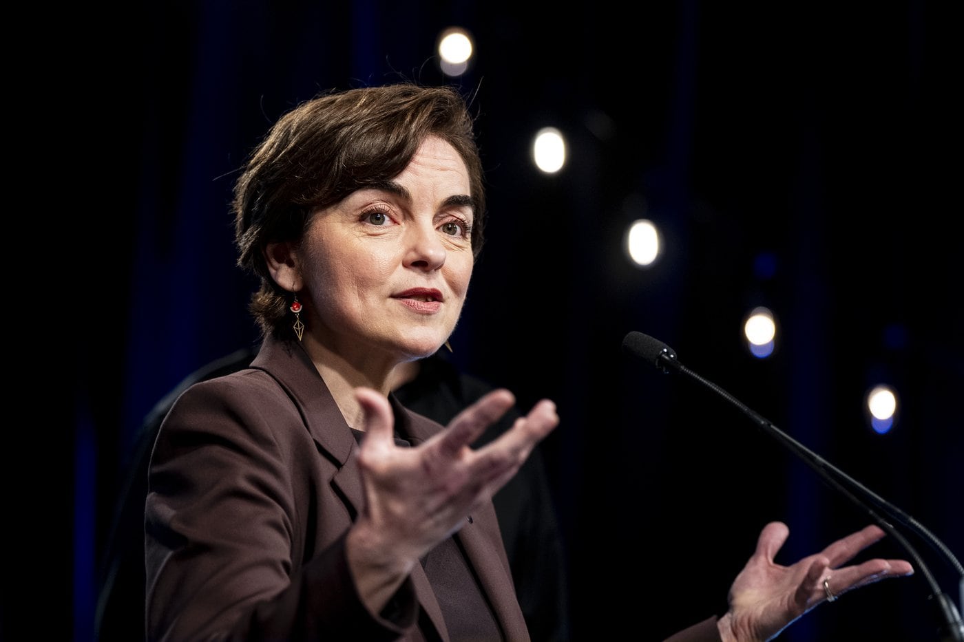 Coalition Avenir Québec Leader Christine Fréchette hopes to stay premier