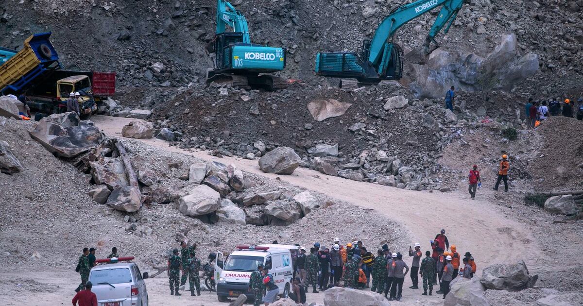 Officials say at least 10 people are dead and 6 are missing after stone ...