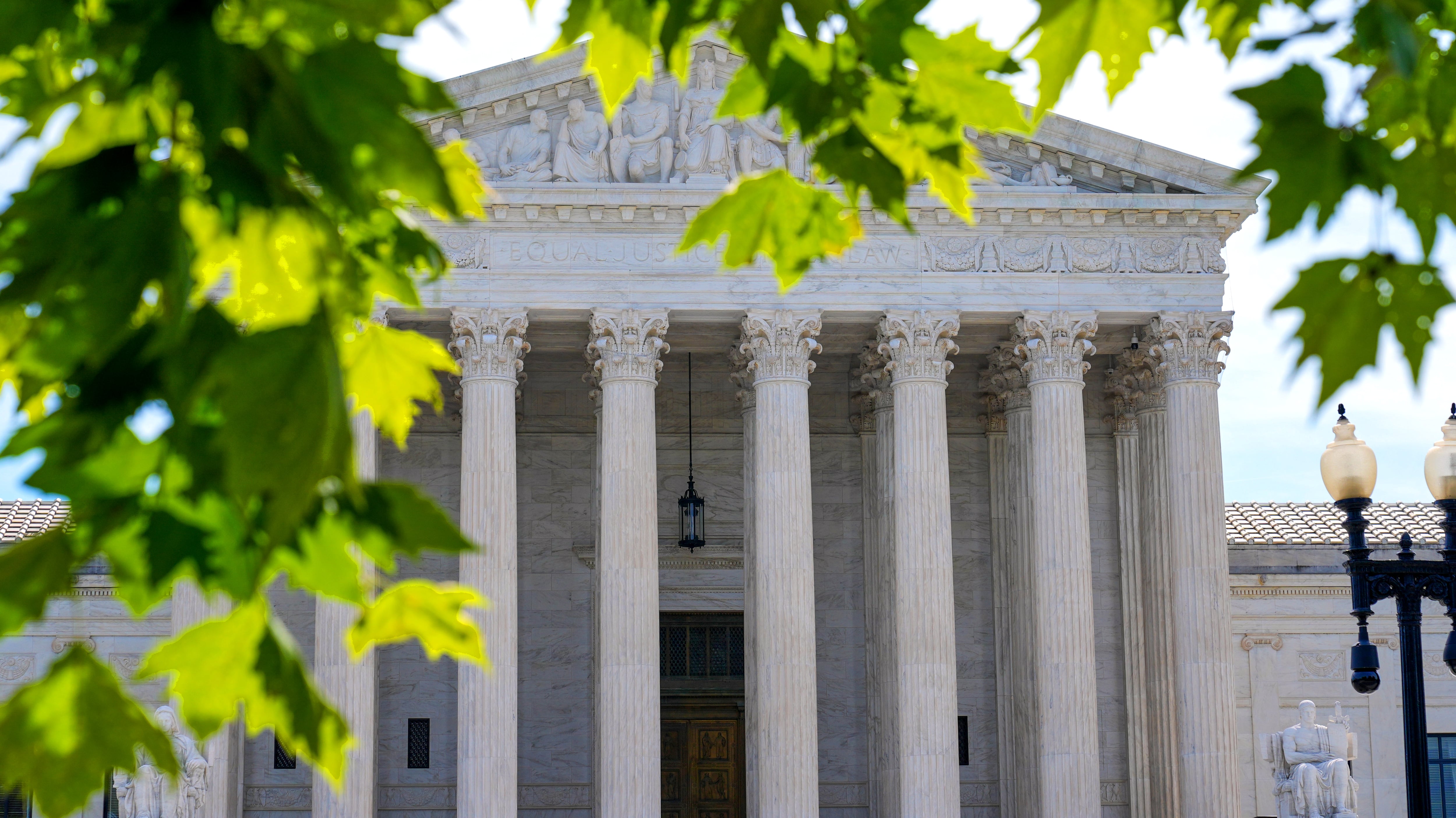 The U.S. Supreme Court is seen in Washington on June 5, 2026. (Mariam Zuhaib / AP Photo)