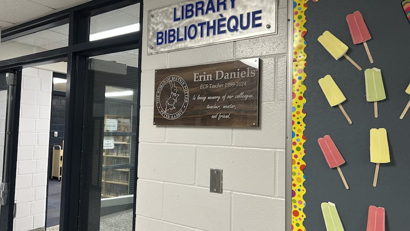 Winnipeg school honours teacher’s cancer fight with library renaming