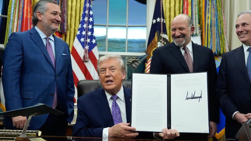 Trump says deal reached with Iran and he has authorized the naval blockade to leave Strait of Hormuz