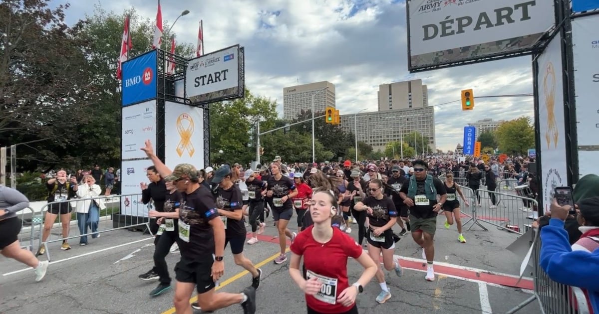 Thousands race through Ottawa for Canada Army Run - CTV News