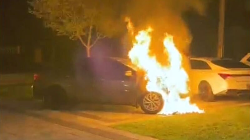 Toronto police release extended video of suspect setting vehicles on fire outside MP’s Scarborough home
