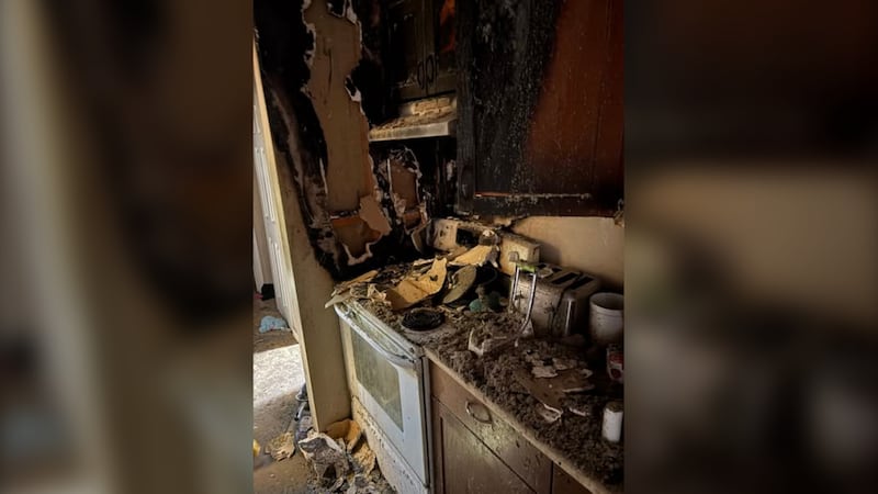 Mother and young child jump from third-storey window to escape fire