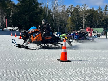 Racers taking part in the the third annual Martock Hill Drags at Ski Martock. (Jonathan MacInnis/CTV Atlantic)