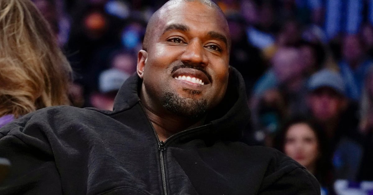 Photo: ctvnews.ca Kanye West, known as Ye, watches the first half of an NBA basketball game between the Washington Wizards and the Los Angeles